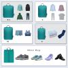 imageBAGAIL 6 Set Ultralight Compression Packing Cubes Packing Organizer for Travel Accessories Luggage Suitcase BackpackTeal