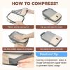 imageBAGAIL 6 Set4 Set Lightweight Compression Packing Cubes for Travel AntiTearing Expandable Organizer Bags for SuitcaseBeige