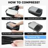 imageBAGAIL 6 Set4 Set Lightweight Compression Packing Cubes for Travel AntiTearing Expandable Organizer Bags for SuitcaseBlack