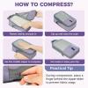 imageBAGAIL 6 Set4 Set Lightweight Compression Packing Cubes for Travel AntiTearing Expandable Organizer Bags for SuitcaseDusty Purple