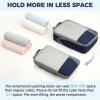imageBAGAIL 6 Set4 Set Lightweight Compression Packing Cubes for Travel AntiTearing Expandable Organizer Bags for SuitcaseNavy