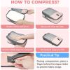 imageBAGAIL 6 Set4 Set Lightweight Compression Packing Cubes for Travel AntiTearing Expandable Organizer Bags for SuitcasePink