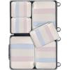 imageBAGAIL 6 Set8 Set10 Set Packing Cubes Various Sizes Packing Organizer for Travel Accessories Luggage Carry On Suitcase06Beige