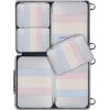 imageBAGAIL 6 Set8 Set10 Set Packing Cubes Various Sizes Packing Organizer for Travel Accessories Luggage Carry On Suitcase06Grey