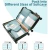imageBAGAIL 6 Set8 Set10 Set Packing Cubes Various Sizes Packing Organizer for Travel Accessories Luggage Carry On Suitcase08Dusty Blue