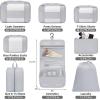 imageBAGAIL 6 Set8 Set10 Set Packing Cubes Various Sizes Packing Organizer for Travel Accessories Luggage Carry On Suitcase08Light Grey