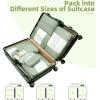 imageBAGAIL 6 Set8 Set10 Set Packing Cubes Various Sizes Packing Organizer for Travel Accessories Luggage Carry On Suitcase08Matcha Green