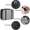 imageBAGAIL 6 Set8 Set10 Set Packing Cubes Various Sizes Packing Organizer for Travel Accessories Luggage Carry On Suitcase10Black