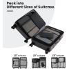 imageBAGAIL 6 Set8 Set10 Set Packing Cubes Various Sizes Packing Organizer for Travel Accessories Luggage Carry On Suitcase10Black