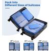 imageBAGAIL 6 Set8 Set10 Set Packing Cubes Various Sizes Packing Organizer for Travel Accessories Luggage Carry On Suitcase10Blue