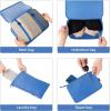 imageBAGAIL 6 Set8 Set10 Set Packing Cubes Various Sizes Packing Organizer for Travel Accessories Luggage Carry On Suitcase10Blue