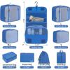 imageBAGAIL 6 Set8 Set10 Set Packing Cubes Various Sizes Packing Organizer for Travel Accessories Luggage Carry On Suitcase10Blue