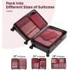 imageBAGAIL 6 Set8 Set10 Set Packing Cubes Various Sizes Packing Organizer for Travel Accessories Luggage Carry On Suitcase10Burgundy