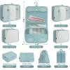imageBAGAIL 6 Set8 Set10 Set Packing Cubes Various Sizes Packing Organizer for Travel Accessories Luggage Carry On Suitcase10Dusty Blue