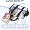 imageBAGAIL 8 Set Packing Cubes Luggage Packing Organizers and Clear Bag Stadium Approved