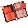 imageBAGAIL 8 Set Packing Cubes Luggage Packing Organizers for Travel AccessoriesPewter ColorOrange