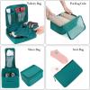 imageBAGAIL 8 Set Packing Cubes Luggage Packing Organizers for Travel AccessoriesPewter ColorTeal