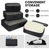 imageBAGAIL 8 Set9 Set Packing Cubes Luggage Packing Organizer for Travel Suitcase Packing Bags for Travel Accessories9Black