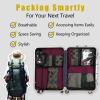 imageBAGAIL 8 Set9 Set Packing Cubes Luggage Packing Organizer for Travel Suitcase Packing Bags for Travel AccessoriesBurgundy
