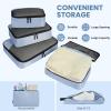 imageBAGAIL 8 Set9 Set Packing Cubes Luggage Packing Organizer for Travel Suitcase Packing Bags for Travel AccessoriesCelestial Blue