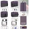 imageBAGAIL 8 Set9 Set Packing Cubes Luggage Packing Organizer for Travel Suitcase Packing Bags for Travel AccessoriesDark Grey