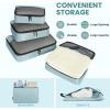imageBAGAIL 8 Set9 Set Packing Cubes Luggage Packing Organizer for Travel Suitcase Packing Bags for Travel AccessoriesDusty Blue