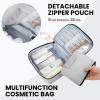 imageBAGAIL 8 Set9 Set Packing Cubes Luggage Packing Organizer for Travel Suitcase Packing Bags for Travel AccessoriesLight Grey