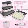 imageBAGAIL 8 Set9 Set Packing Cubes Luggage Packing Organizer for Travel Suitcase Packing Bags for Travel AccessoriesPale Lilac