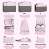 imageBAGAIL 8 Set9 Set Packing Cubes Luggage Packing Organizer for Travel Suitcase Packing Bags for Travel AccessoriesPale Lilac