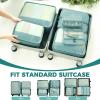 imageBAGAIL 9 Set Packing Cubes Luggage Packing Organizers for Travel AccessoriesDusty Blue