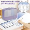imageBAGAIL 9 Set Packing Cubes Luggage Packing Organizers for Travel AccessoriesDusty Purple
