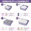 imageBAGAIL 9 Set Packing Cubes Luggage Packing Organizers for Travel AccessoriesDusty Purple
