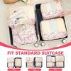 imageBAGAIL 9 Set Packing Cubes Luggage Packing Organizers for Travel AccessoriesFlamingo
