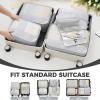 imageBAGAIL 9 Set Packing Cubes Luggage Packing Organizers for Travel AccessoriesLight Grey