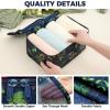 imageBAGAIL 9 Set Packing Cubes Luggage Packing Organizers for Travel AccessoriesNavy leaf