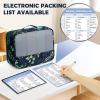 imageBAGAIL 9 Set Packing Cubes Luggage Packing Organizers for Travel AccessoriesNavy leaf