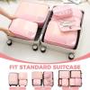 imageBAGAIL 9 Set Packing Cubes Luggage Packing Organizers for Travel AccessoriesPink