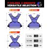 imageBAGAIL Adjustable Weighted Vest 410lb1218lb2032lb Rucking Vest for Women ampamp Men with 6 Weights ampamp Large Pocket Weight Vest for Home Workouts Running Walking and Strength TrainingPurple