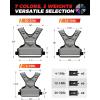 imageBAGAIL Adjustable Weighted Vest 410lb1218lb2032lb Rucking Vest for Women ampamp Men with 6 Weights ampamp Large Pocket Weight Vest for Home Workouts Running Walking and Strength TrainingGray