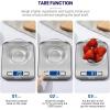 imageBAGAIL BASICS Digital Kitchen Scale Premium Stainless Steel Food Scales Weight Grams and Oz for Baking and Cooking 11lb5kg with 01oz1g PrecisionSilver