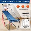imageBAGAIL Basketball Arcade Game Electronic Basketball Shooting Game with 8 Game Modes Arcade Sounds Foldable Frame 4 Balls Inflation Pump Ideal Indoor Sport Games for All Players  Dual ShotsSingle Shot
