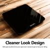 imageBAGAIL Bathroom Scale Digital Weighing Scale with High Precision Sensors and Tempered Glass Ultra Slim Stepon Technology ShineThrough Display  15Yr Guarantee Black