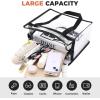 imageBAGAIL Clear Bags 12x6x12 Stadium Approved Clear Tote Bag with Zipper Closure Crossbody Shoulder Bag with Adjustable StrapBlack