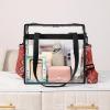 imageBAGAIL Clear Bags 12x6x12 Stadium Approved Clear Tote Bag with Zipper Closure Crossbody Shoulder Bag with Adjustable StrapEthnic Arrow