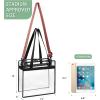 imageBAGAIL Clear Bags 12x6x12 Stadium Approved Clear Tote Bag with Zipper Closure Crossbody Shoulder Bag with Adjustable StrapEthnic Arrow