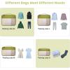 imageBAGAIL Clear Packing Cubes Packing Organizer for Travel Accessories Luggage suitcaseGreen