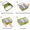 imageBAGAIL Clear Packing Cubes Packing Organizer for Travel Accessories Luggage suitcaseGreen