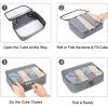 imageBAGAIL Clear Packing Cubes Packing Organizer for Travel Accessories Luggage suitcaseGrey