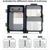 imageBAGAIL Clear Packing Cubes Packing Organizer for Travel Accessories Luggage suitcaseGrey