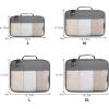 imageBAGAIL Clear Packing Cubes Packing Organizer for Travel Accessories Luggage suitcaseGrey